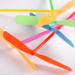 100 шт новинка пластиковый бамбук Пропеллер Открытый Летающий вертолет игрушки для детей маленький подарок вечерние сувениры для детей