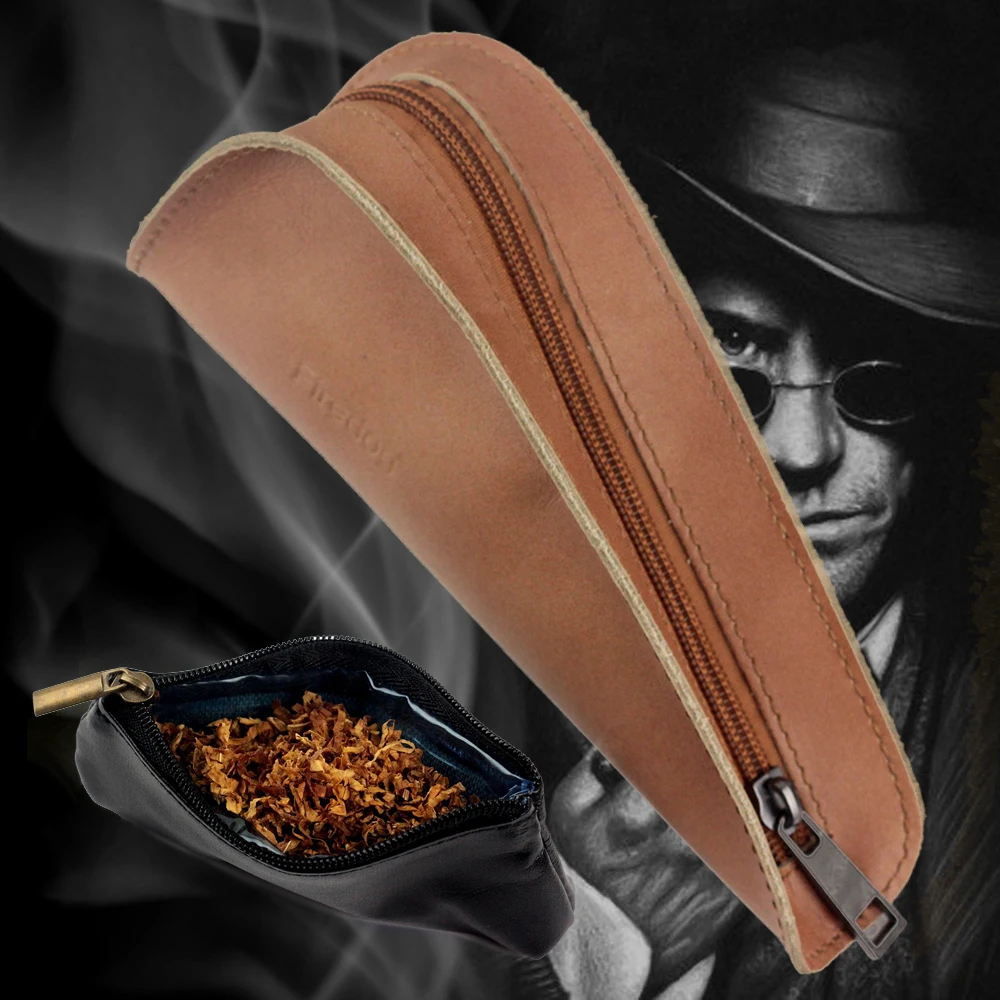 Buy Firedog Portable Genuine Leather Single Smoking