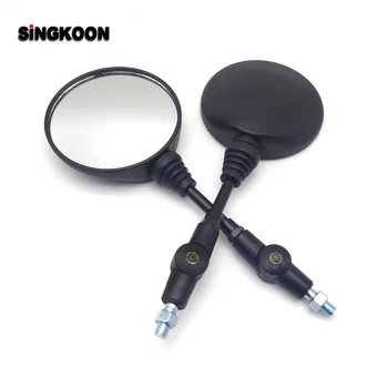 

Universal 10mm Motorcycle Rearview Mirrors Black Scooter Moto Side Mirrors FOR z650 scrambler aprilia rs 125 honda steed vstrom