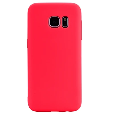 Candy Color Phone Case For Coque Samsung Galaxy S7 Soft Silicon TPU Back Cover For Etui Samsung S7 S 7 7S Back Cover - Цвет: G