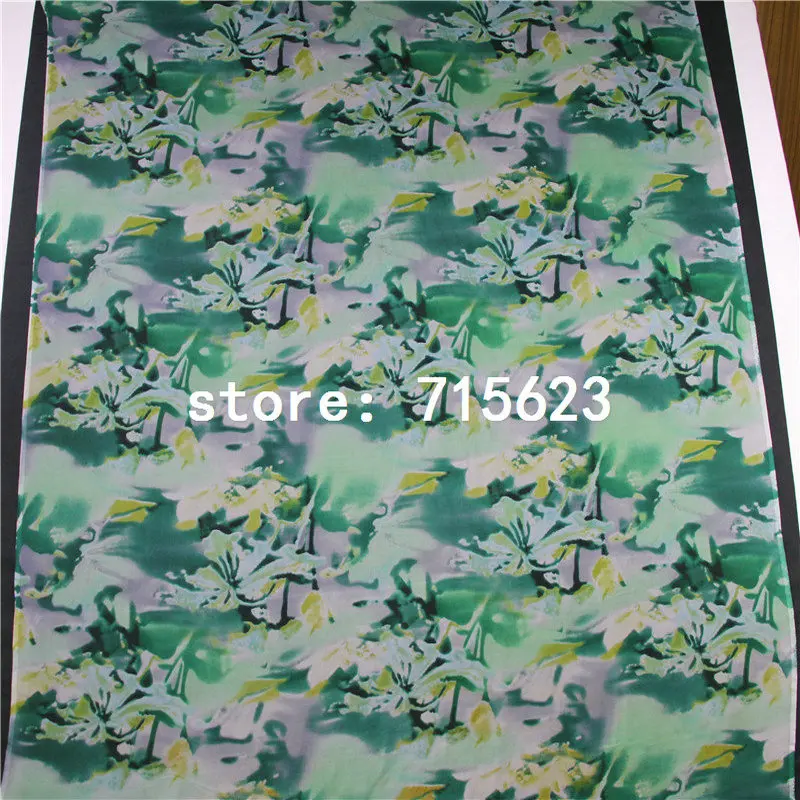 

16070115 silk fabric printed silk chiffon fabric for silk dress