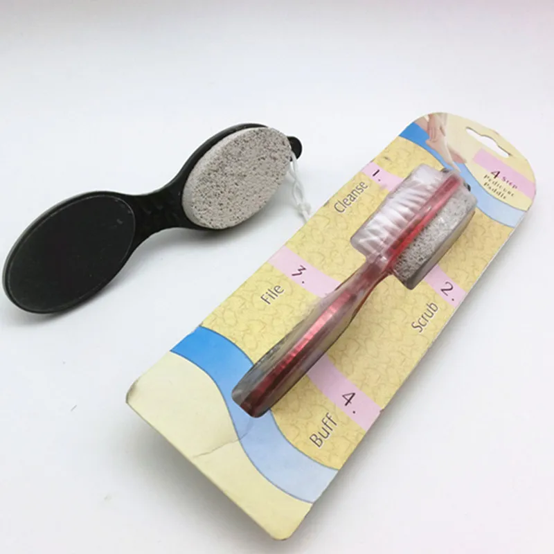 4 in 1 Foot Care Callus Brush Pumice Scrubber Pedicure Hard Skin
