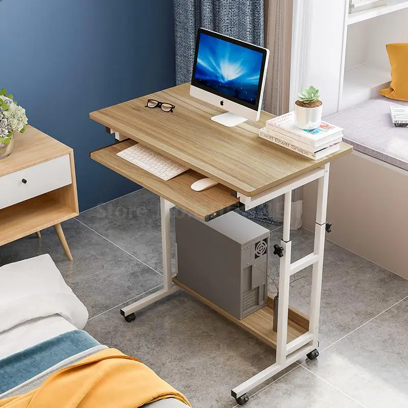 Компьютерный Настольный простой передвижной стол бытовой прикроватный стол простой современный маленький стол для спальни - Цвет: Same as picture 7