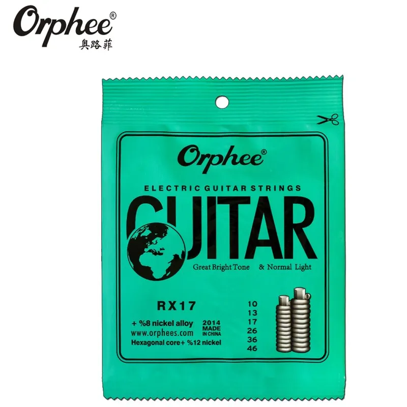 Orphee RX17 010-046 Электрогитары строки Никель литые струны Super Light напряжение Гитары аксессуары