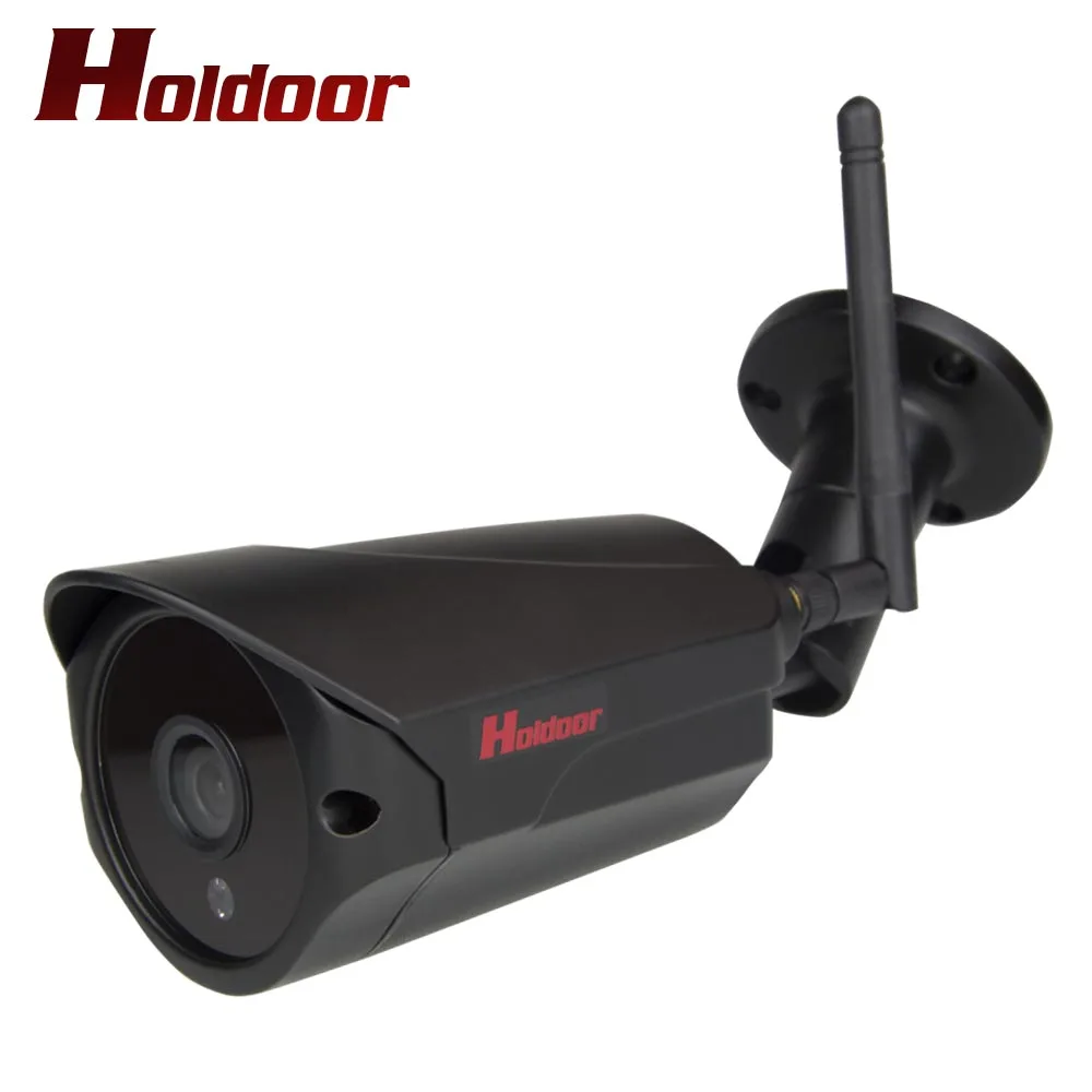 

Holdoor Surveillance IPC IP Camera WiFi Cam Metal Black Motion Detection Email Alert Video Android iOS Outdoor Weatherproof