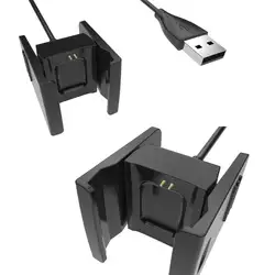 Профессиональный Черный Портативный клип зарядка через usb кабель для FitBit Charge 2 часы Зарядное устройство эффективное зарядная док-станция