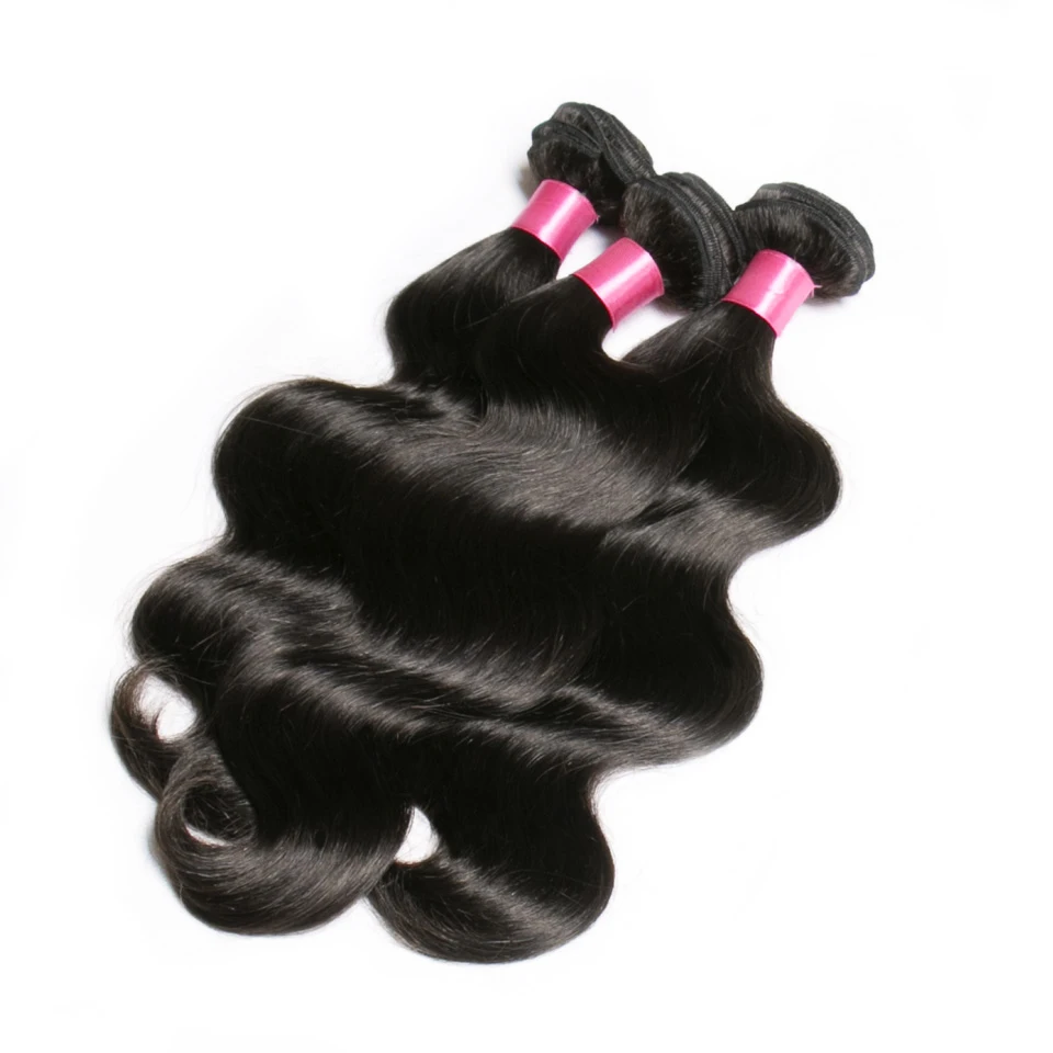 Chloe Hair Brazilian Remy Hair 3 Bundles Body Wave Human Bundles With Closure 4*4 Natural Color Knots Bleached