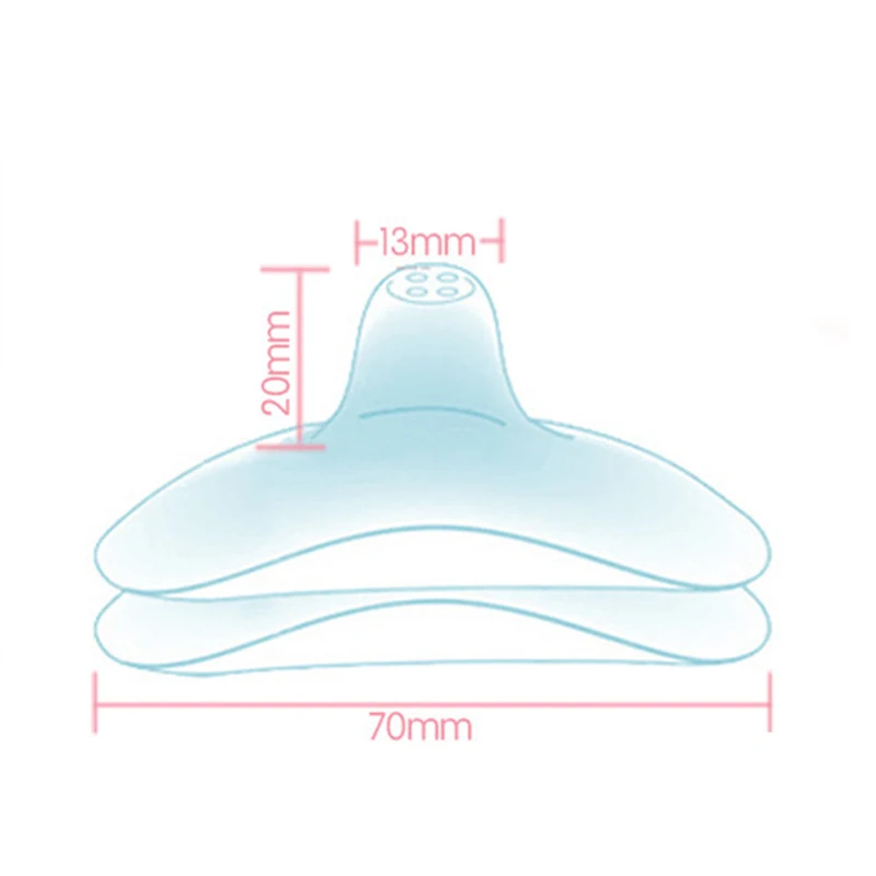 CMbear High quality Manual Or Electric Breast Pump Accessories 2 PCS Silicone Nipple Protective cover breast-feeding protector