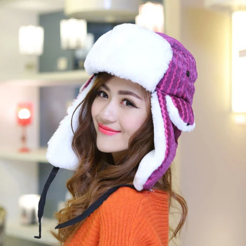 Winter Bombers Fancy Russian Fur Hat 