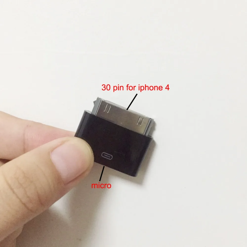 Mobile Phone Adapter for iphone 4 to for iphone 5 / Micro USB Female to 30 Pin Charging Adapter Converter Cable Charger Adapter