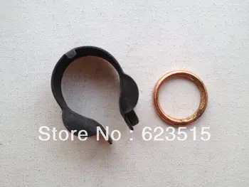 

MOTORCYCLE GY125 EXHAUST MUFFLER CLAMP AND GASKET CHINESE MOTORBIKE LIFAN GY125