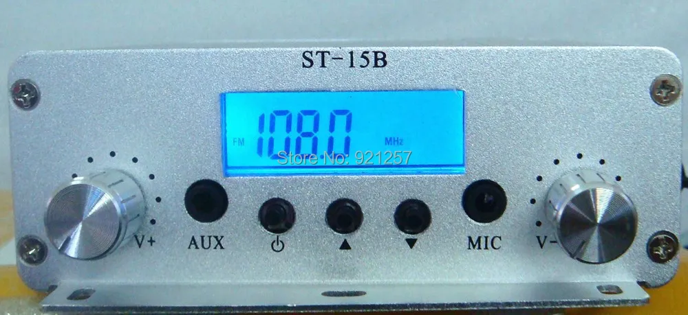 15 Вт FM вещательный передатчик SUDIO ST-15B стерео PLL fm радио вещательная станция с 87 МГц-108 МГц-100 кГц двойной режим оптовые продажи