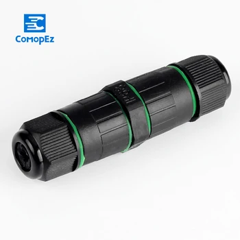 

1pcs Waterproof Connector 3 pin IP68 3-7mm 250V&10A Electrical Sealed Retardant Junction Box Cable Connector for Outdoor LED