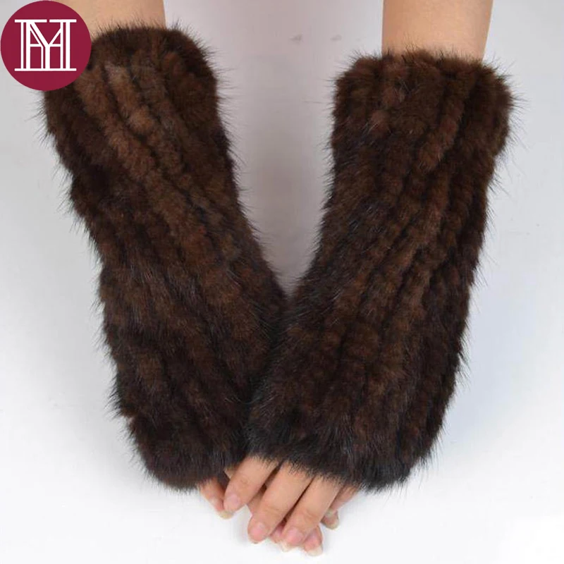 Женские вязаные перчатки из натурального меха норки 2019|fur gloves|brand glovesgloves brand |