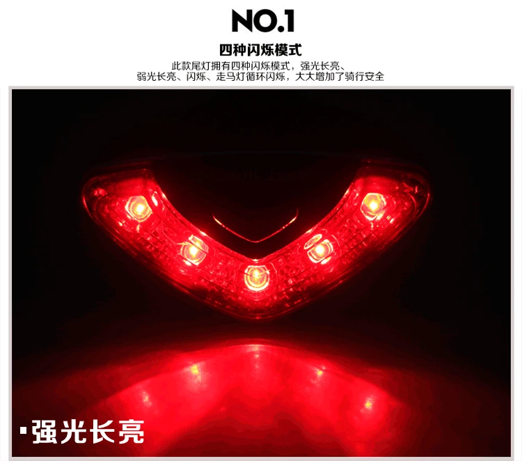Clearance Coolchange 5 LED Super Bright Rear Light Bicycle Red Lamp Flashlight Bike Taillight Cycling Led Light Mountain BikeAccessories 7 Clearance Coolchange 5 LED Super Bright Rear Light Bicycle Red Lamp Flashlight Bike Taillight Cycling Led Light Mountain BikeAccessories 7