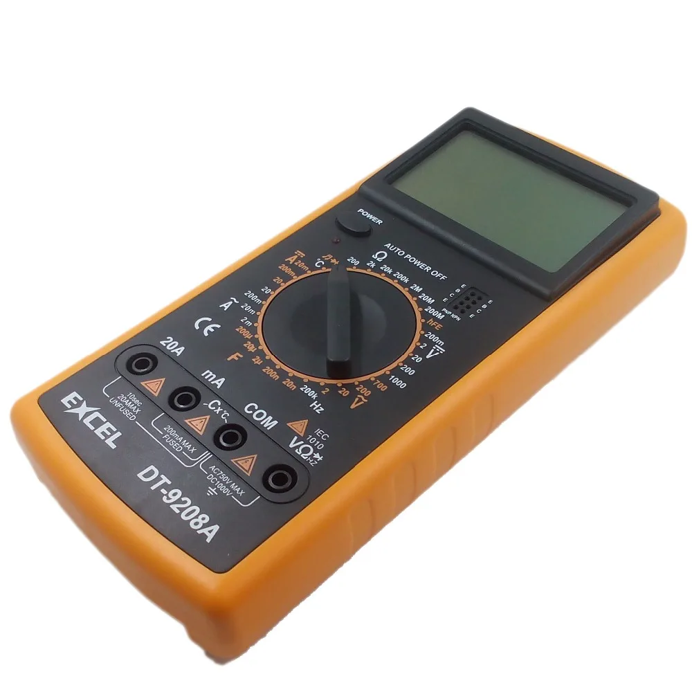 Brand New DT9208A LCD Display Professional Handheld Tester Digital Multimeter SGG# Free Shipping