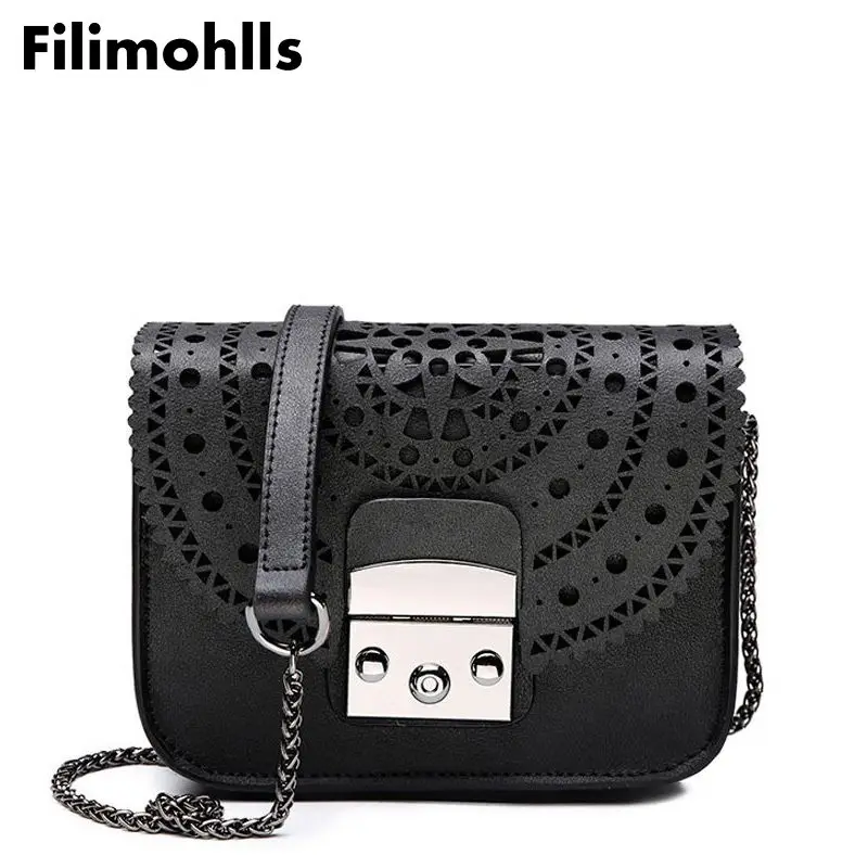

Fashion Women Small Bags Hollow Out Leather Women Crossbody Bag Famous Brand Ladies Messenger Shoulder Bag Clutch Purse F-8