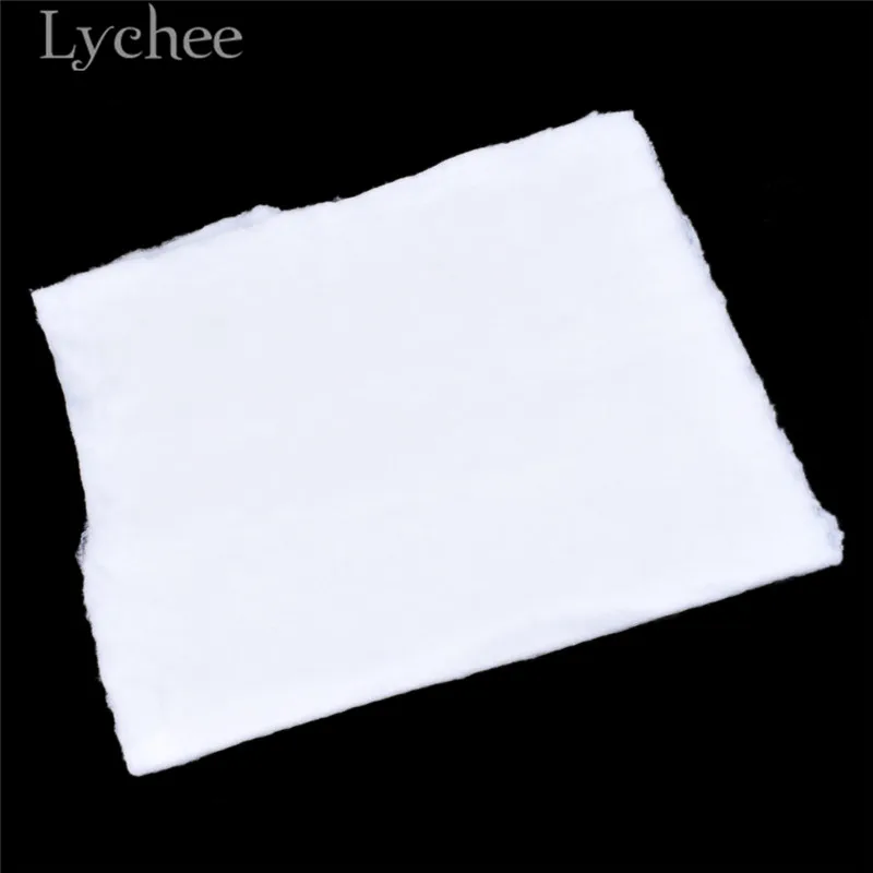 Lychee Life 5 мм подкладка из хлопка белой ткани без клея высококачественные материалы