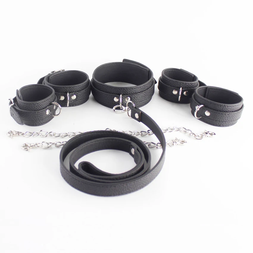 Наручники на запястье с металлической цепочкой|ankle cuffs|wrist cuffsleather fetish |
