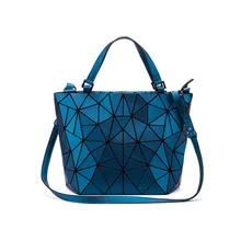 

COOSKIN Brand Female bag Creative Geometry Lingge Bucket Bag Fashion Luminous Handbag Shoulder Bag Collapsible Messenger Bag Fre