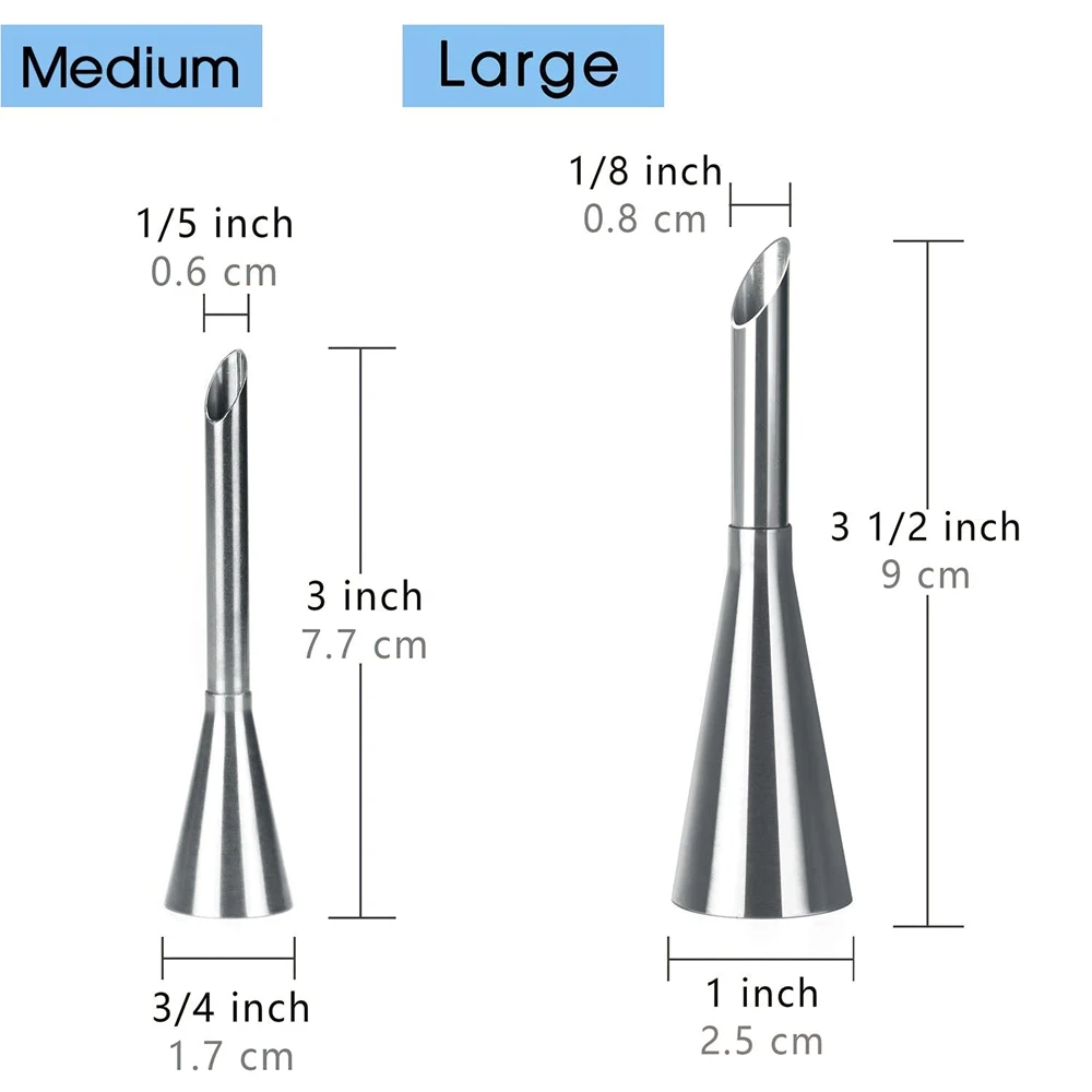 Глазурь Крем трубка со сменной насадкой из нержавеющей стали длинная Насадка На кондитерский мешок советы кухня для выпечки DIY помадка для капкейков инструменты для украшения