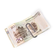 Металлический зажим для денег из нержавеющей стали модный простой серебряный доллар денежный зажим держатель кошелек для мужчин женщин кредитный кошелёк для карт денег