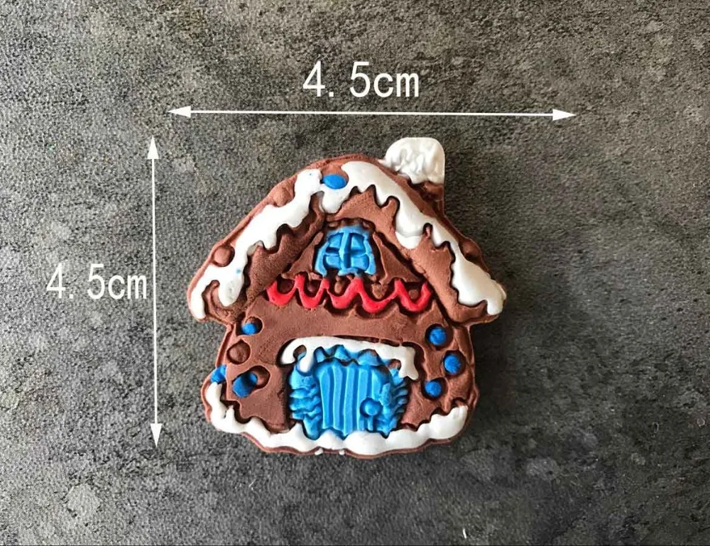 1 шт Рождественская серия силиконовая форма помадка форма для украшения торта инструменты форма для шоколадной мастики D006