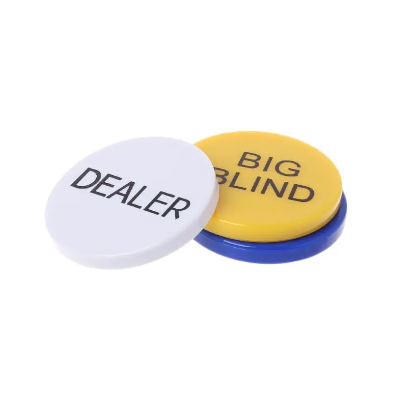 Техасский Холдем большой слепой маленький слепой дилер вечерние Казино Покер Карточная игра реквизит