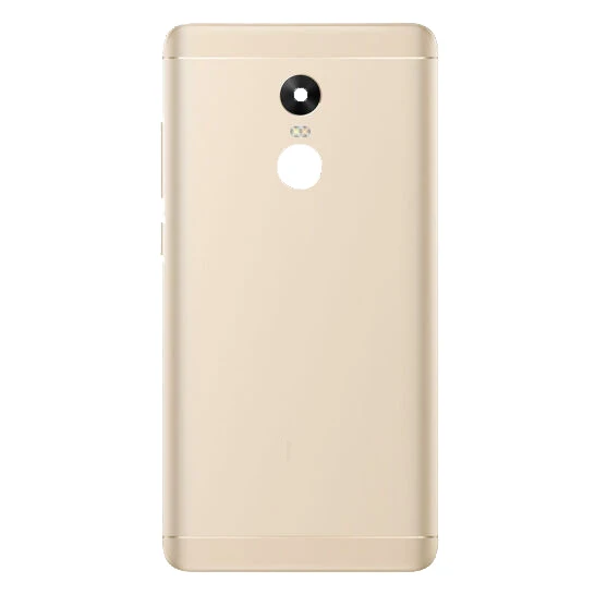 Для Xiaomi Redmi Note 4 Global battery задняя крышка примечание 4X Корпус Дверь боковой ключ камера Стекло лоток для карт держатель запчасти - Цвет: Gold
