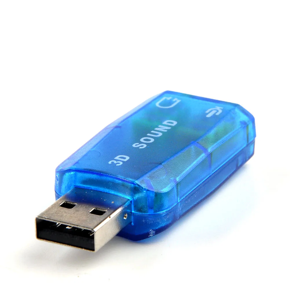 3,5 мм к Usb Звуковая карта адаптер аудио 5,1 Tarjeta de sonido externo Tarjeta sonido usb 3D usb звуковая карта microfono usb HIFI