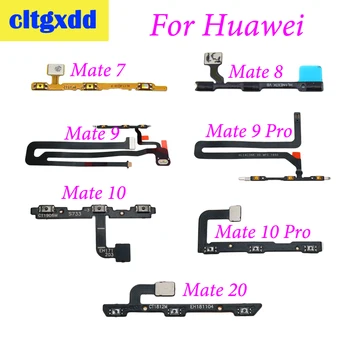

cltgxdd Power On Off Volume Up Down Button Key Flex Cable For H uawei Mate7 Mate8 Mate9 Mate9pro Mate10 Pro Mate20