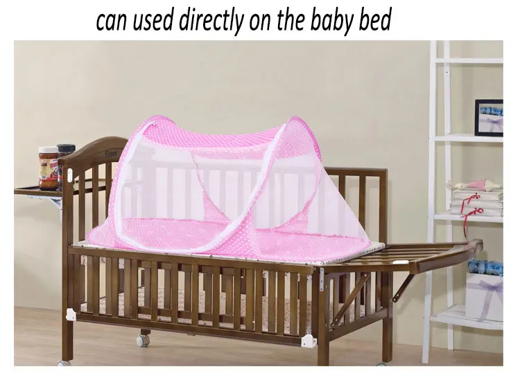 Новые складные колыбели с кроваткой, мягкие подушки для новорожденных, летняя уличная портативная детская дорожная кроватка с москитной сеткой