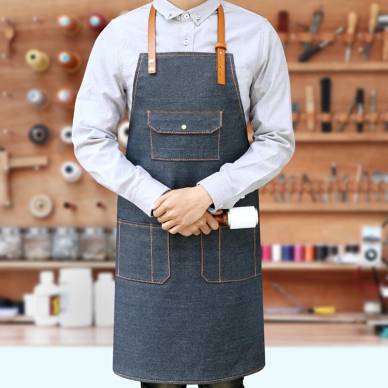 Barrister Barber Premium Genuine Leather Bib Apron Fruiterer Blacksmith AU