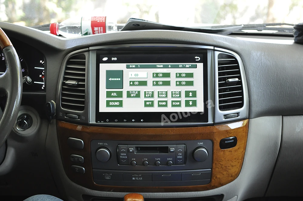 Top Aoluoya IPS 2GB RAM 32GB ROM Android CAR DVD Player For Toyota Land cruiser 100 LC100 Lexus IX470 Radio GPS Navigation Bluetooth 4