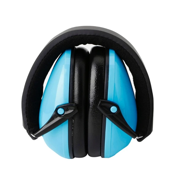 Складные Наушники для защиты слуха с шумоподавлением для детей и детей - Цвет: Blue