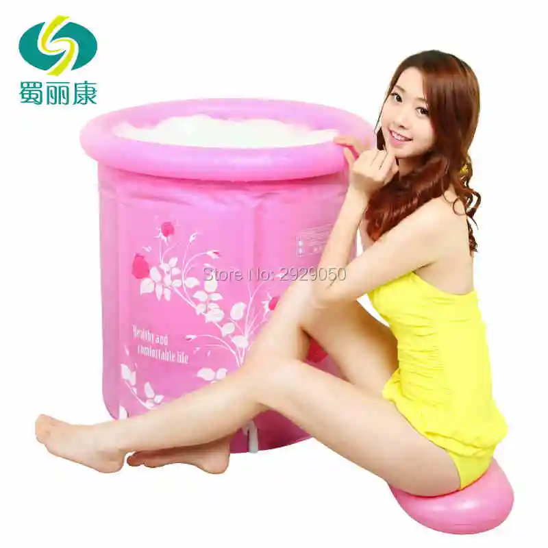 Shu Li Kang Vasca Da Bagno Pieghevole Portatile Gonfiabile Vasca