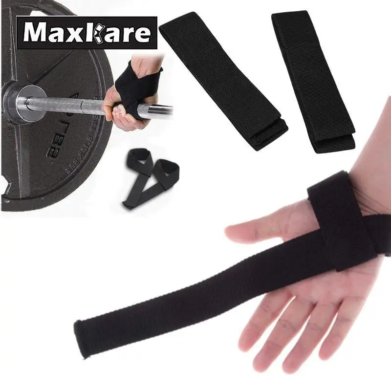 1 Pair Anti skid Weightlifting Wrist protector Pad Wrap Straps Glove