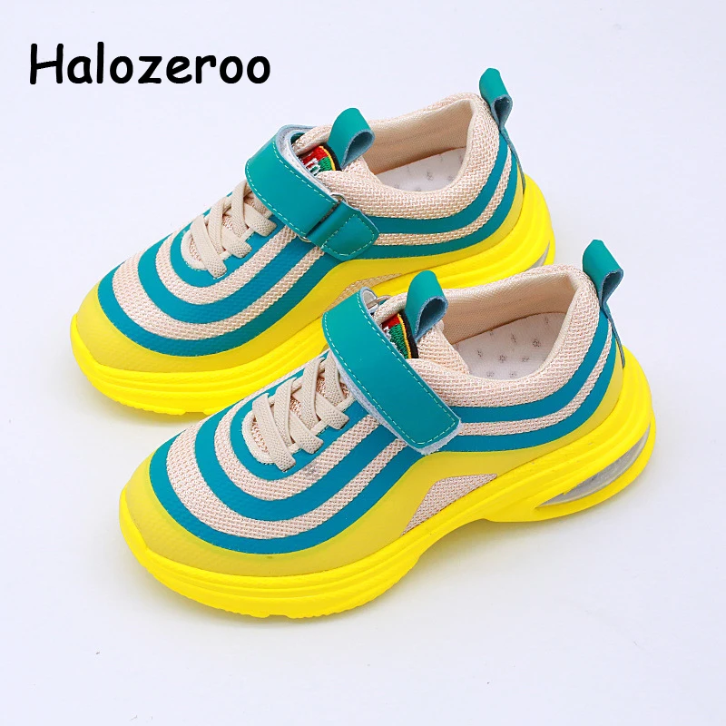 

Halozeroo Spring New Fashion Kids Mesh Shoes Children Pink Shoes Baby Girls Sport Sneakers Boys Casual Shoes Brand Trainer 2019