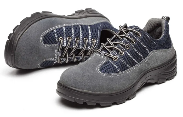 Мужская модная дышащая защитная Рабочая обувь со стальным носком повседневные ботинки со шнуровкой Мужская Рабочая обувь с защитой от проколов H354