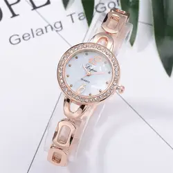 Женские часы Лидирующий бренд часы lvpai Кристалл Алмазный браслет из нержавеющей стали Кварцевые наручные часы Montre Femme Petit Cadran