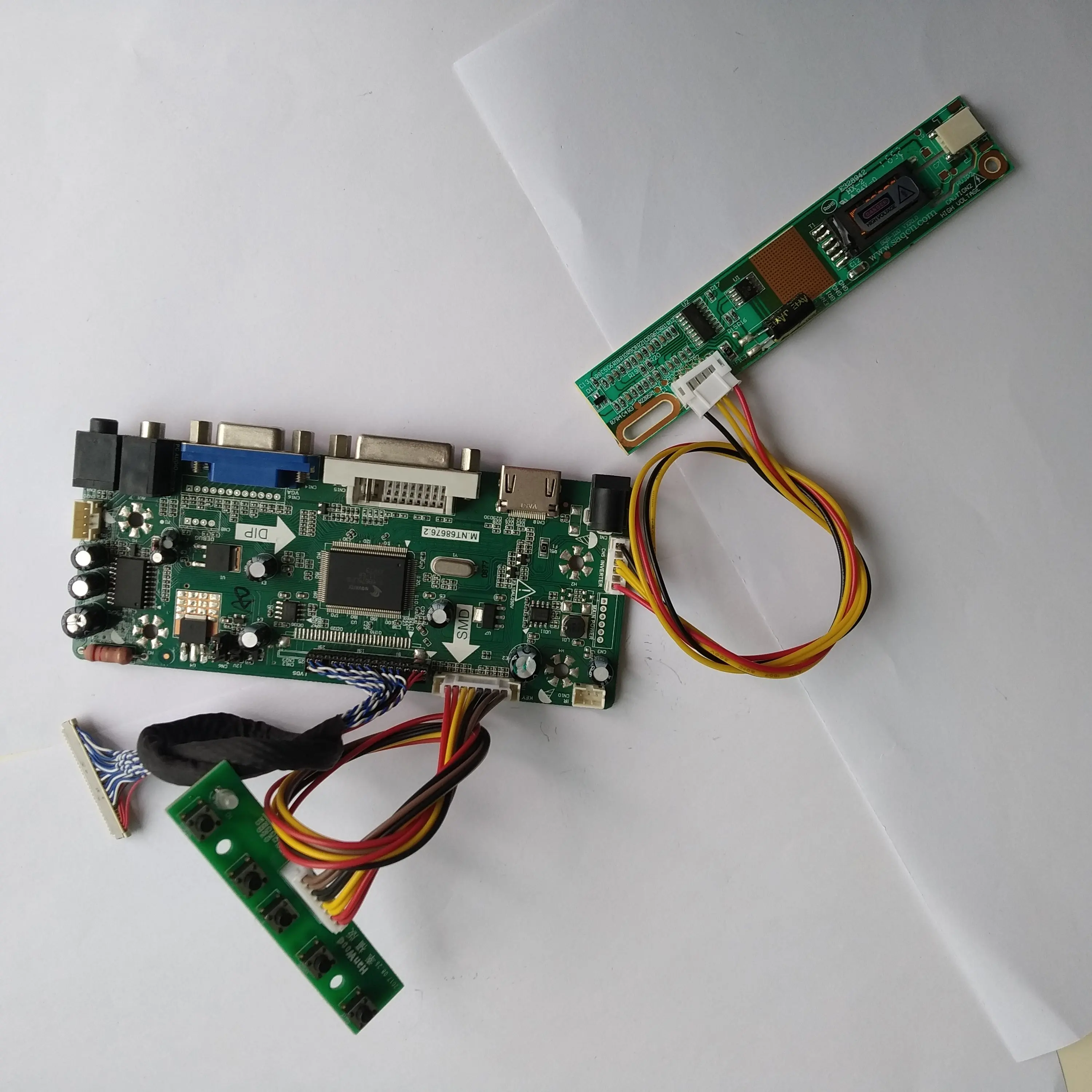  M.NT68676 HDMI DVI driver Kit VGA LCD DIY Controller board For LP154W01-TLD4/TLD5 panel Screen 1280