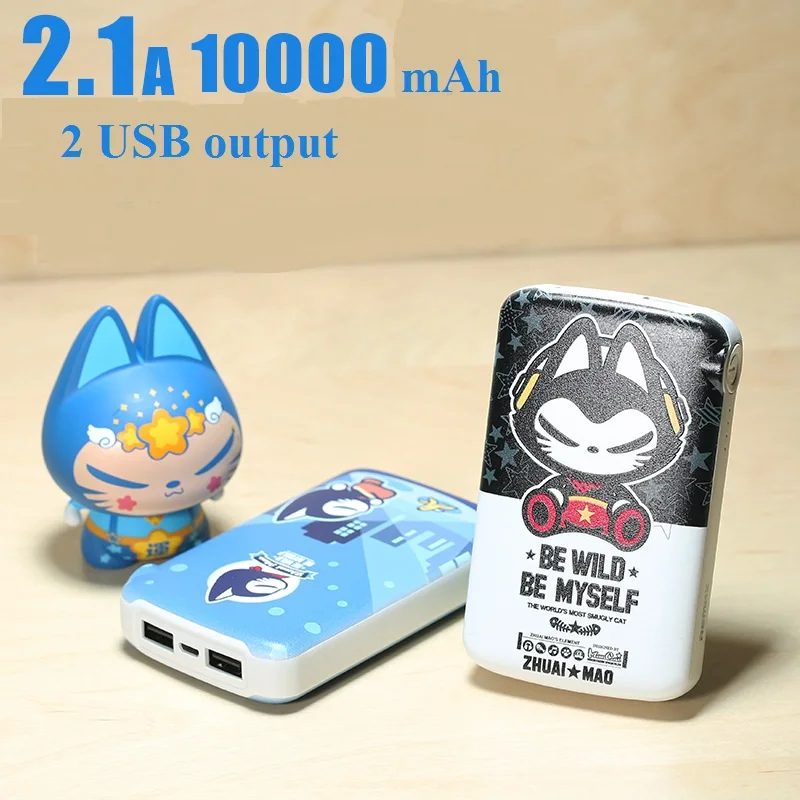 REMAX Polymer Portable Power Bank Charger10000mAh 2USB Mobile Phone External Battery Backup For iPhone5S 6S Samsung Sony Xiaomi