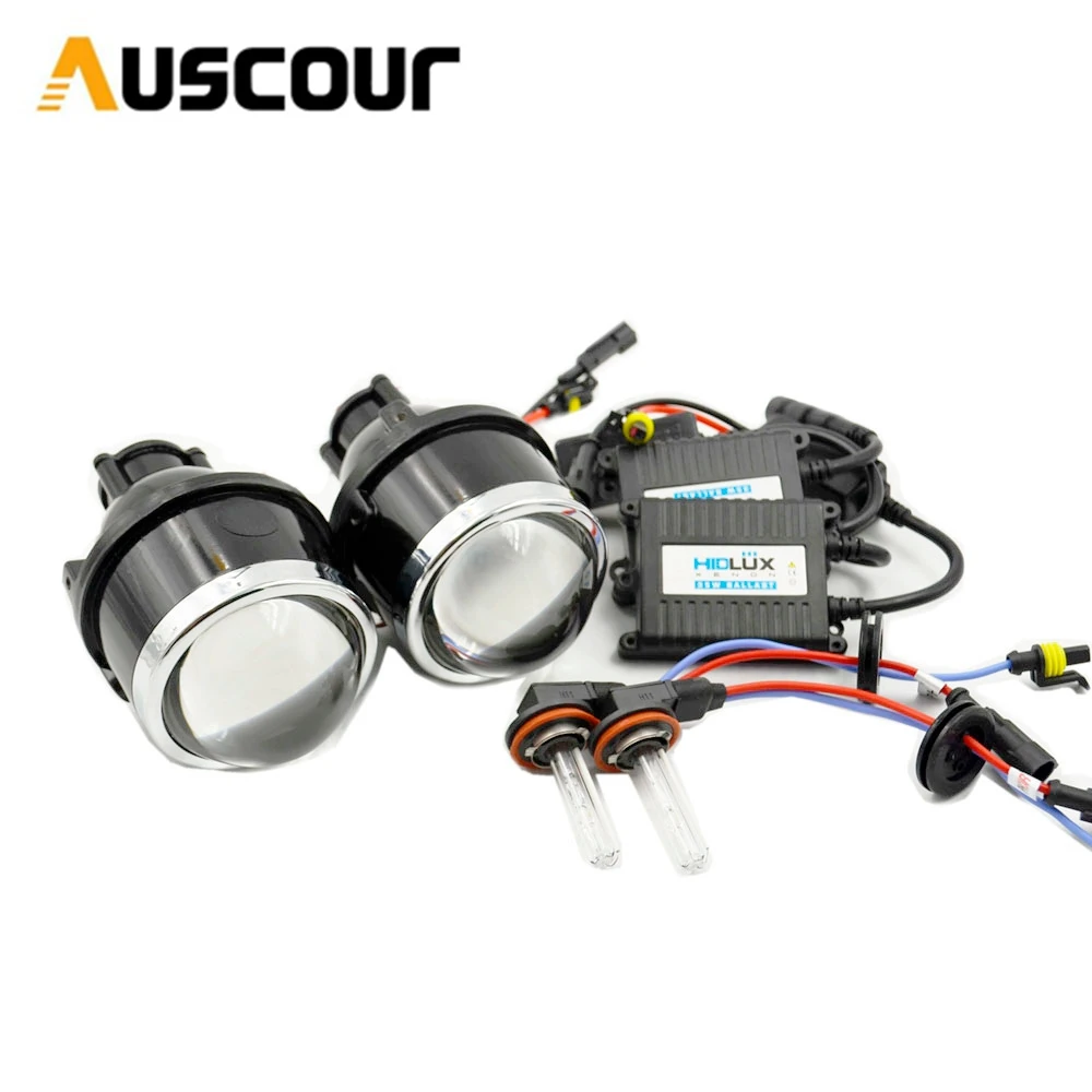 Противотуманные фары 3 0 дюйма H11 линзы проектора Bi Xenon для Ford Mazada Mitsubishi Pajero Subaru Citroen