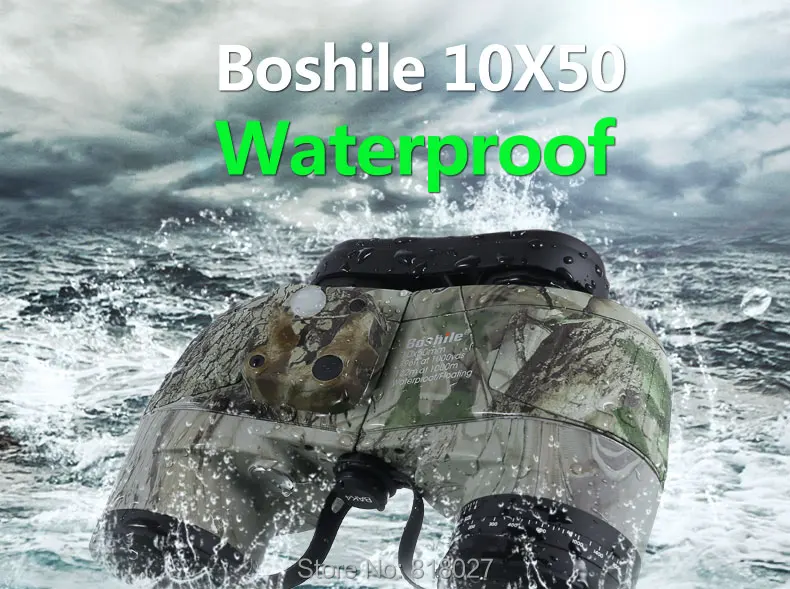 Telescopio com Telêmetro à Prova Dfoágua à Prova de Nevoeiro Binóculos Boshile Marinha Bússola Reticle Iluminante Telescópio Visão Noturna 10x50 15 binóculos boshile 10x50 marinha telescopio com telêmetro