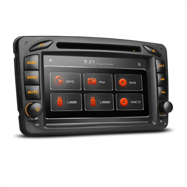 Dvd-плеер XTRONS для Mercedes-Benz Vaneo 2 din автомобильный аудио 1080P видео двухканальный CANbus HD