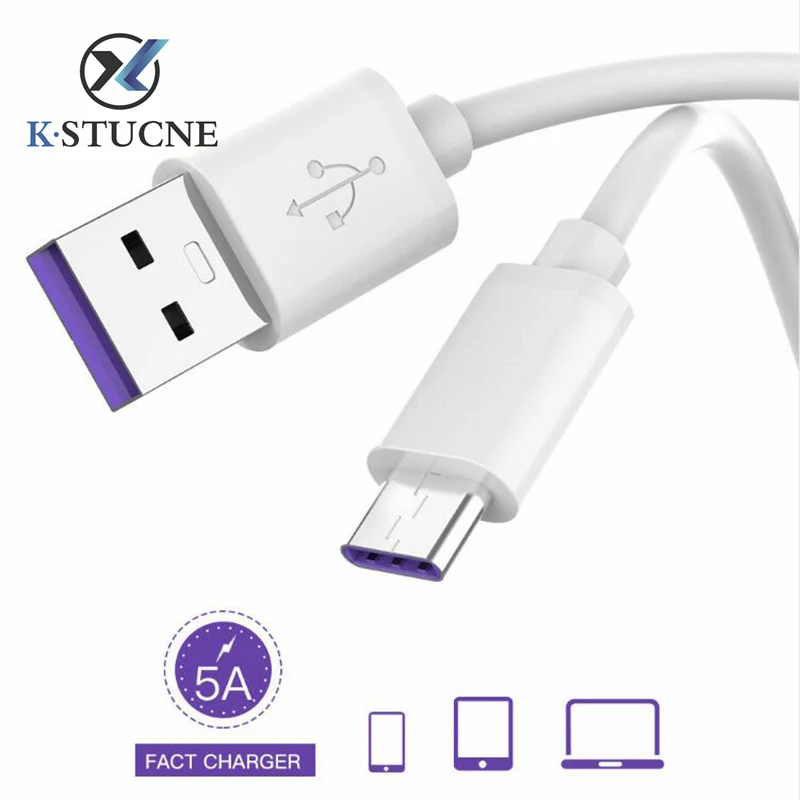 

5A USB Type C Cable For Huawei Mate 20 P30 P20 Pro Lite USBC Fast Charging Charger USB-C Type-C Cable For Samsung S10 S9 Cables