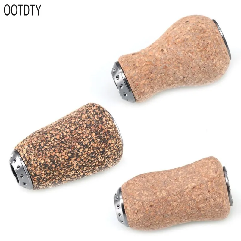 

Spinning Fishing Reel Handle Knob Durable Wood Grip Knob Replacement Parts Fishing Tackle Accessories