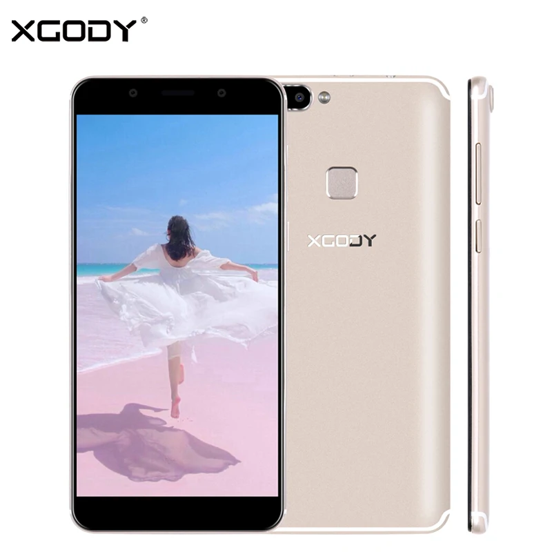 XGODY S14 5 72 дюймовый 18:9 смартфон Face ID 4 камера полный экран 3g мобильный телефон с