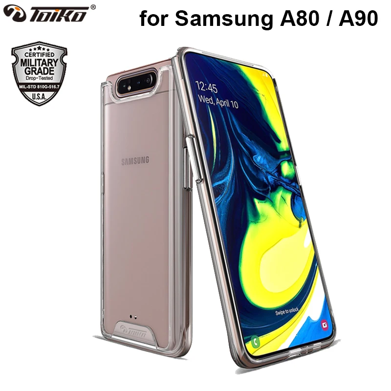 

TOIKO Chiron Clear Case for Samsung Galaxy A80 SM-A805F A90 Shockproof Phone Accessories Shell Hybrid PC TPU Protective Covers