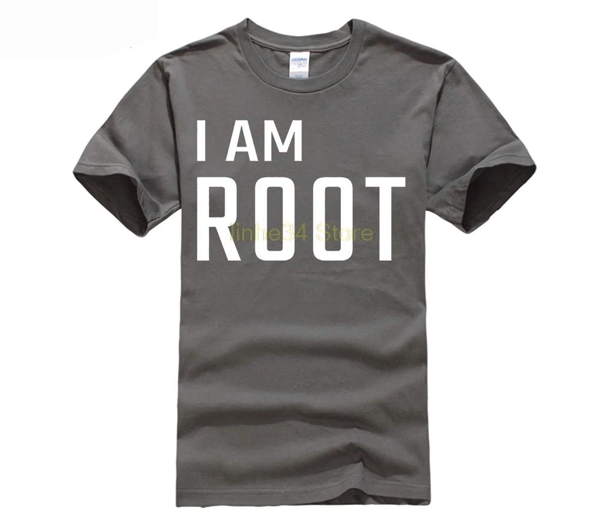 

Men T Shirt Great Quality Funny Man Cotton I'm Root Linux By Linux tshirts High Quality Personality Custom Printed Tee